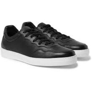 Paul Smith 'Theo' leather sneakers in black.